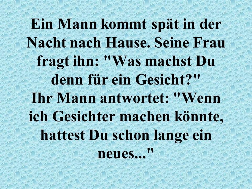Die Anekdoten über ich werde werfen, zu trinken